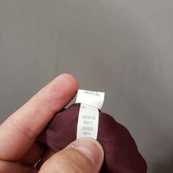 Athleta Chaturanga Ombré Reversible Leggings, Burgundy Currant Fade, sz Medium - Picture 7 of 7